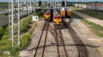 Crowded main lines into Houston